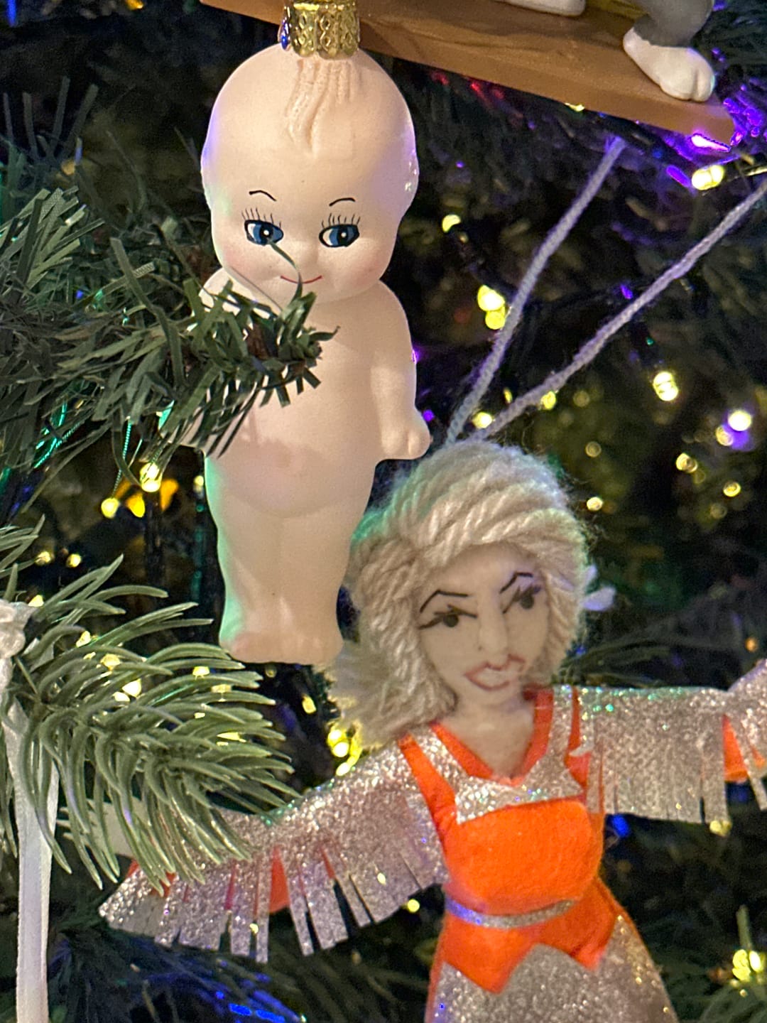 Customer photo review of Kewpie Doll Ornament | Cody Foster