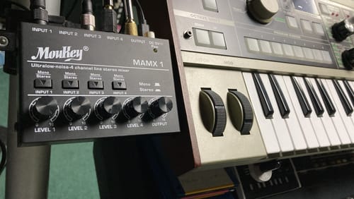 Customer photo review of Moukey MAMX1 4chミキサー