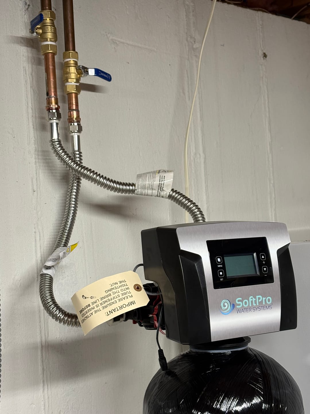 Customer photo review of SoftPro® Elite HE Water Softener for City Water (Best Seller & Lifetime Warranty)
