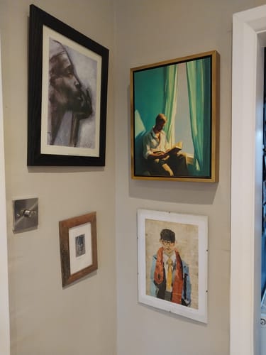 Customer photo review of The Reading Corner Print