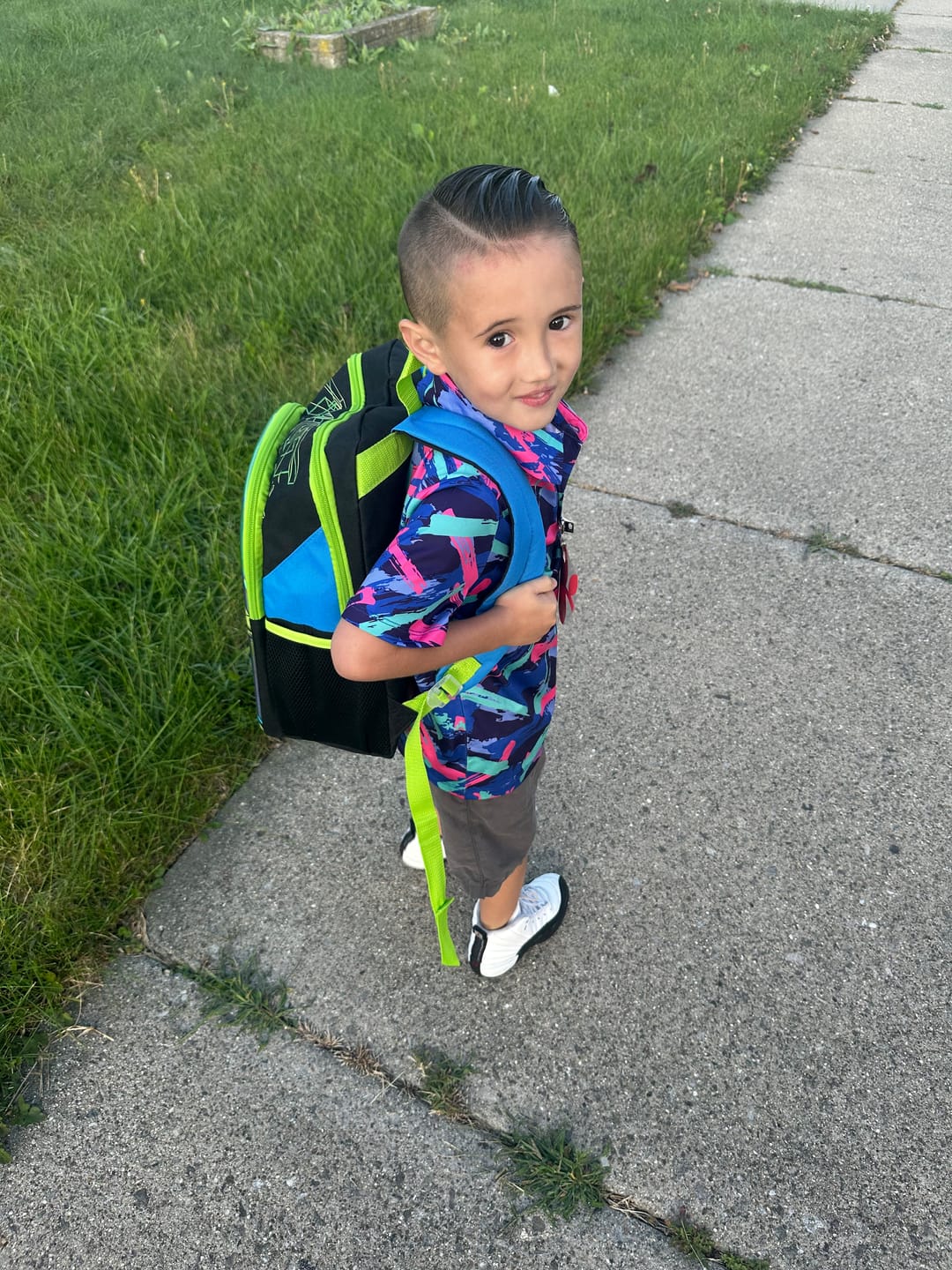 Customer photo review of 8-Track Youth Golf Polo