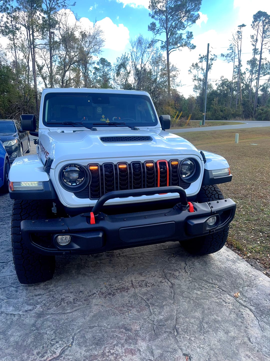 Customer photo review of Prerunner Amber/RGB Grille Lights for 24-25 JL JT Grille