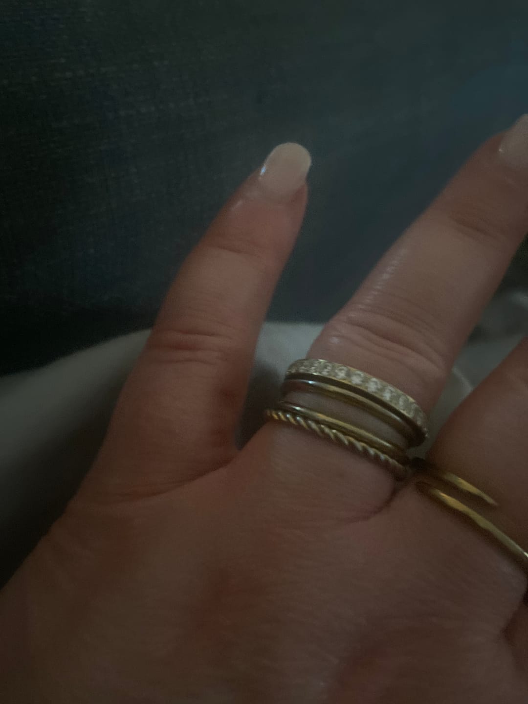 Customer photo review of Eternity Band Ring