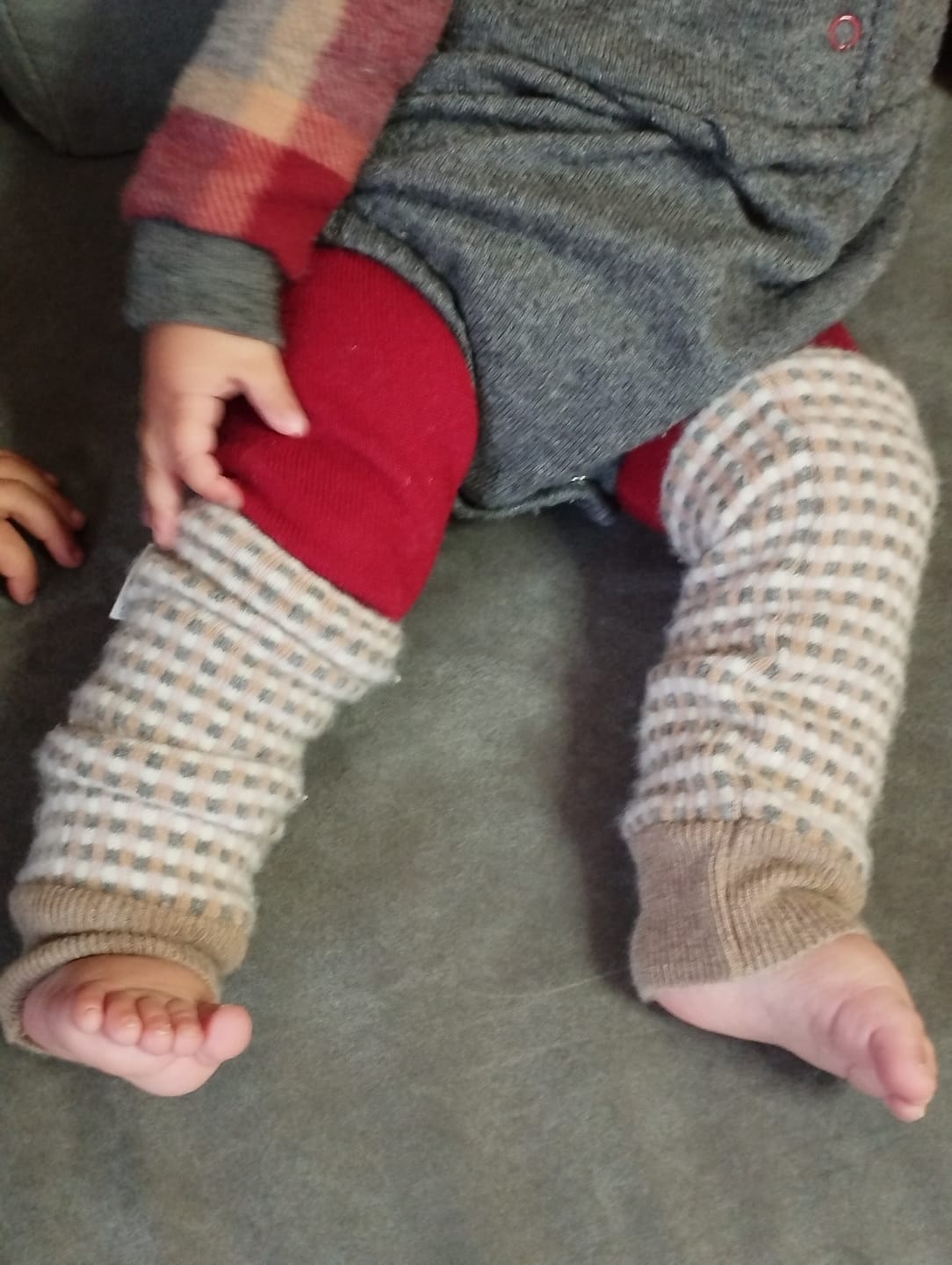 Customer photo review of Upcycling Kaschmir Stulpen