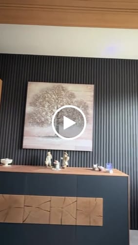 Customer video review of Panneau acoustique en bois | Noyer Gris | De première qualité