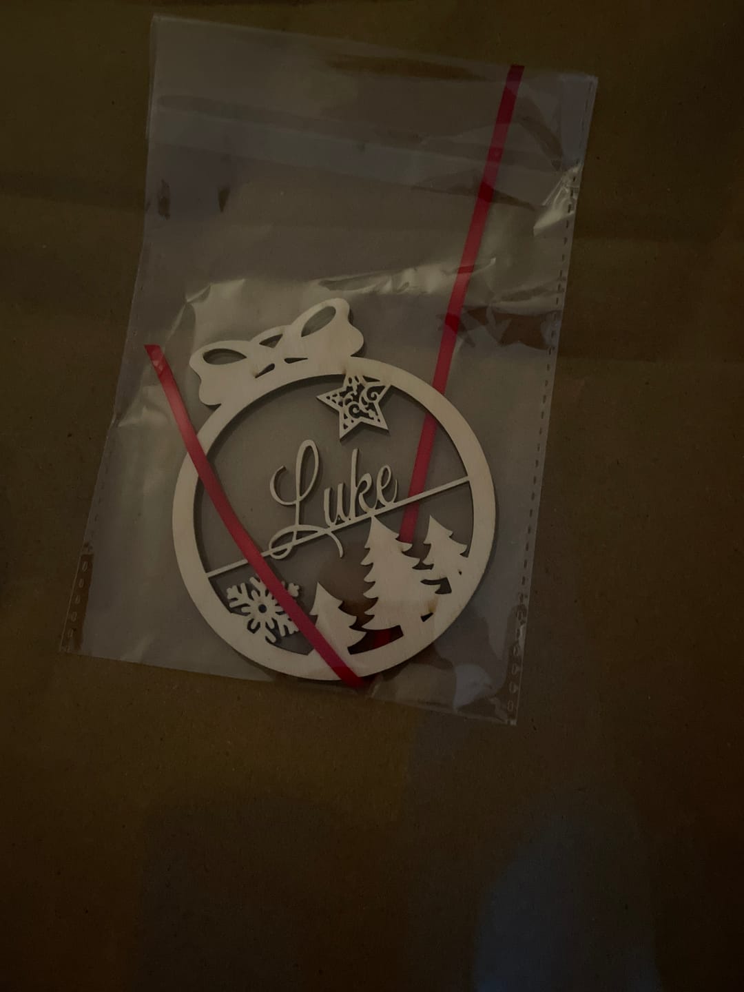 Customer photo review of Personalized Christmas Ornaments