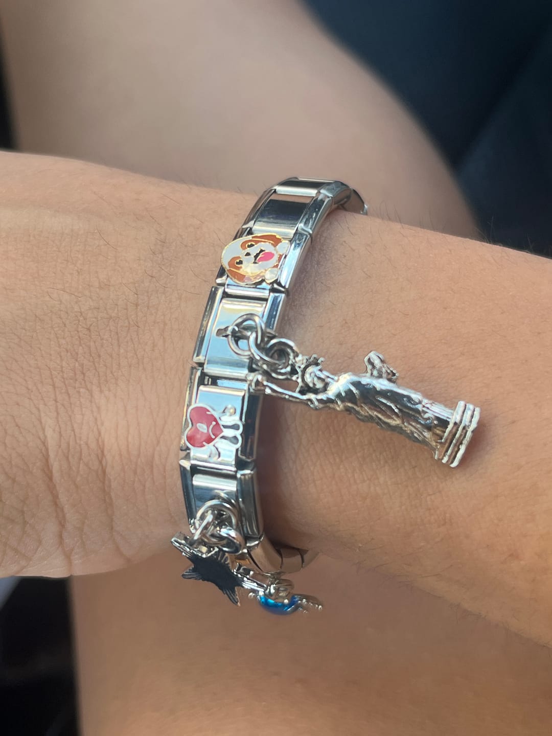 Customer photo review of Charm Cruz Dorada