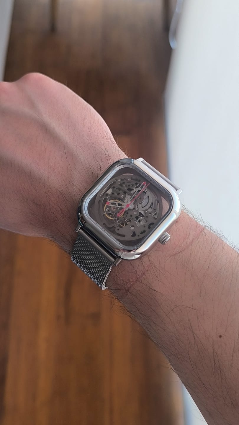 Customer photo review of Reloj Ciga Design C Series Skeleton Automático Acero 40mm Plateado