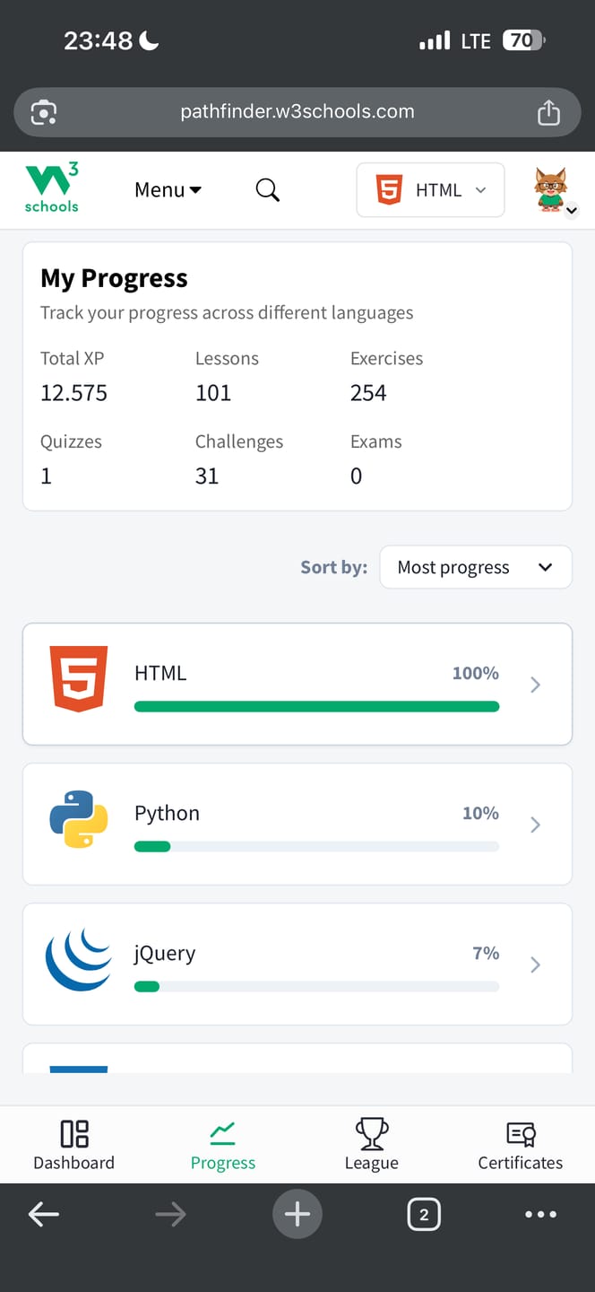 Customer photo review of Learn Front-end Development