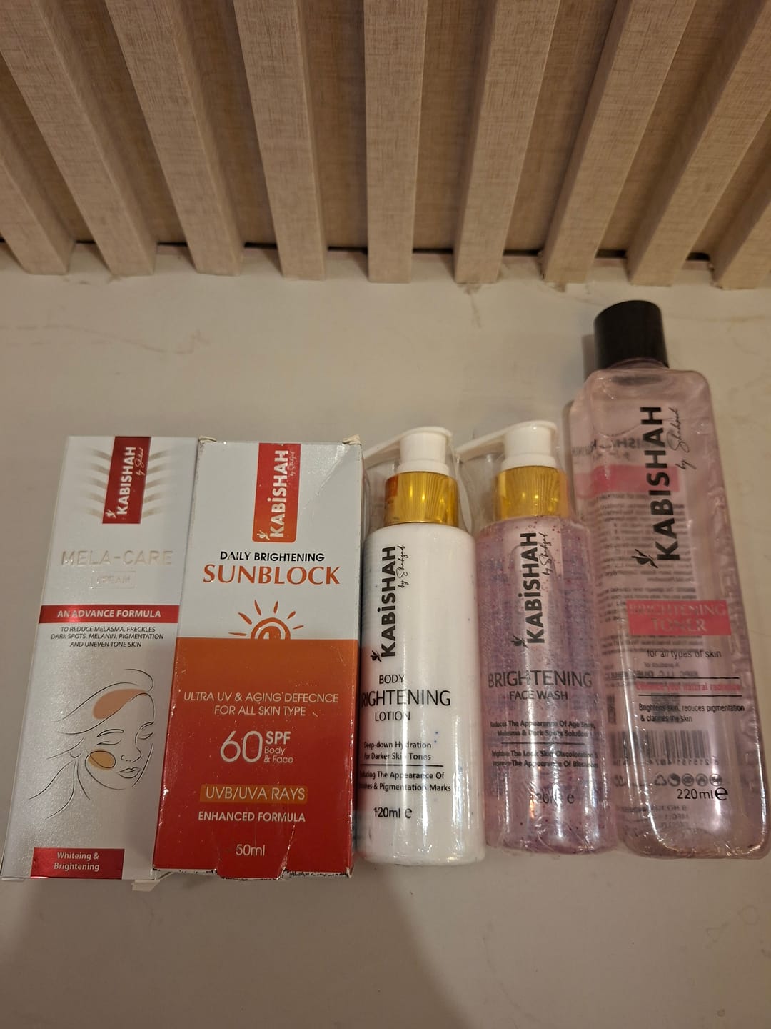 Customer photo review of Flawless Glow Kit