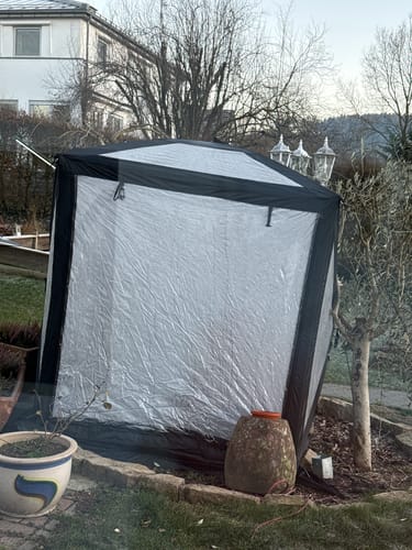 Customer photo review of PREMIUM Überwinterungszelt ALASKA L 150 x 150 x 180 cm