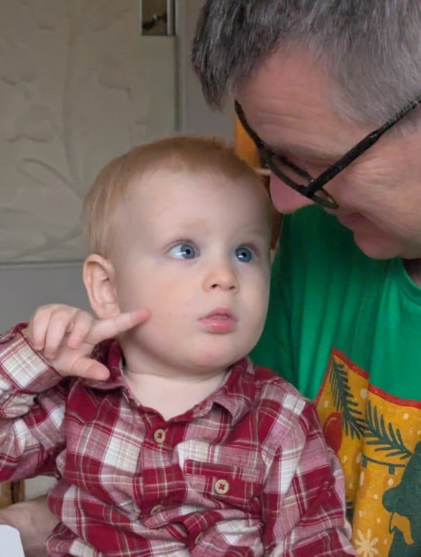 Customer photo review of Ska du lukta på glöggen pojke? - T-shirt