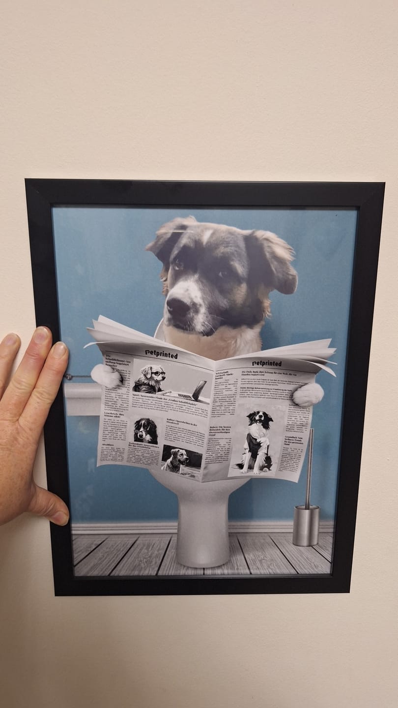 Customer photo review of Wichtige Sitzung - Individuelles Poster