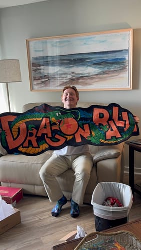 Customer photo review of Dragon Ball Dragon's Path Rug