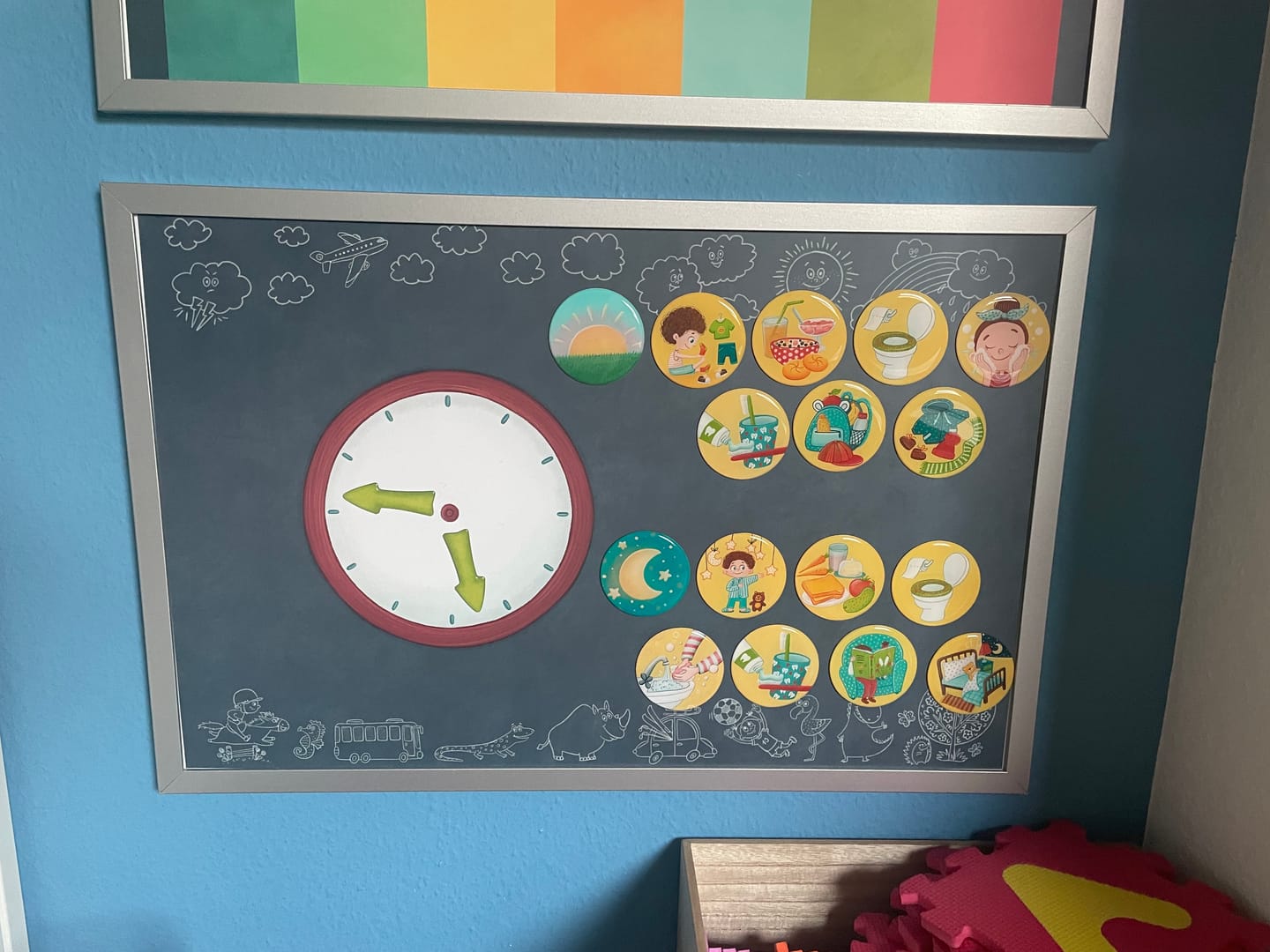 Customer photo review of Wochenplan-Set / Tagesroutine-Set ab Krippenstart 1 Jahr