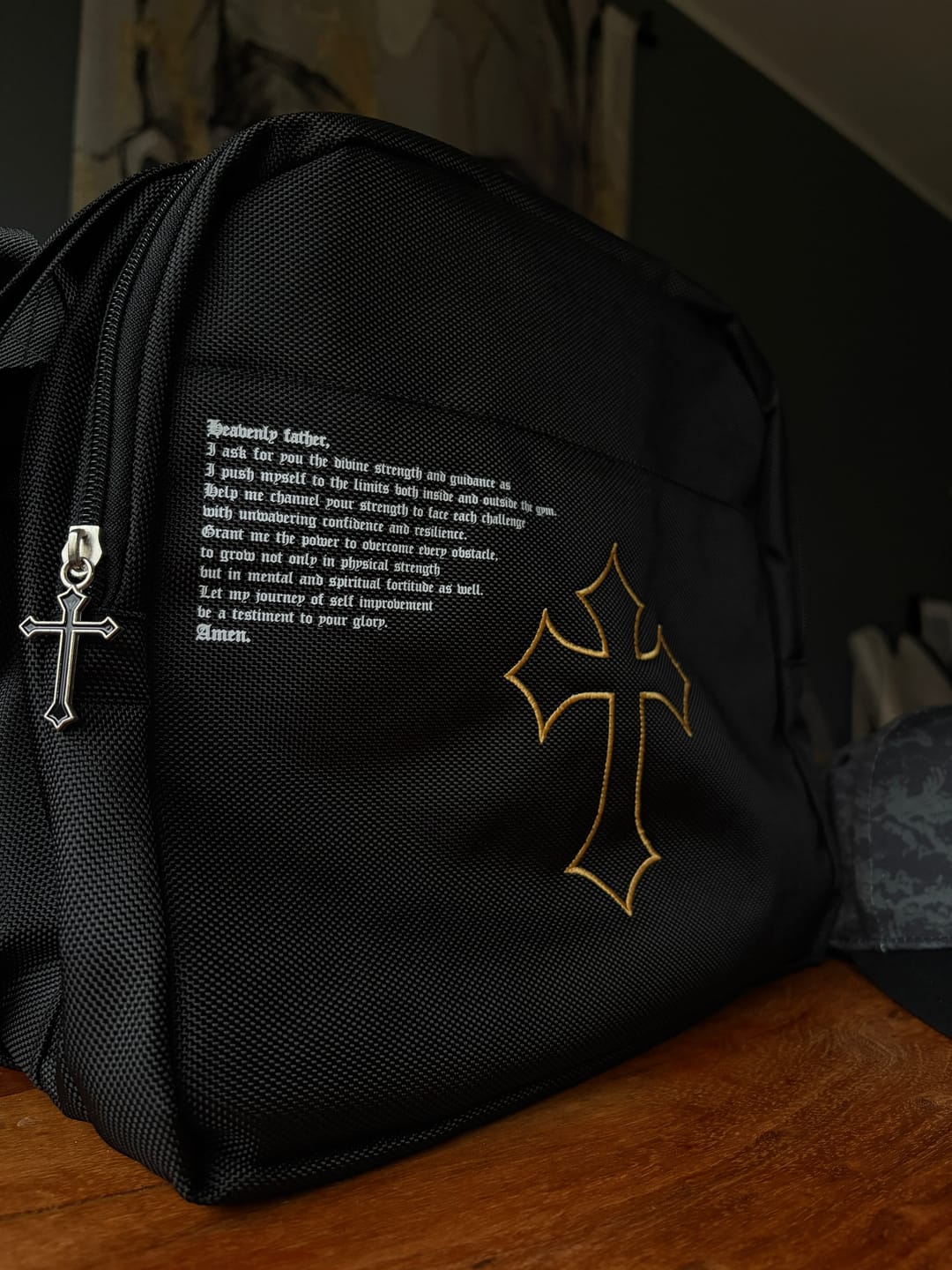 Customer photo review of Fear Not Duffle Bag