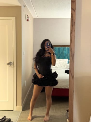 Customer photo review of Neveah Mini Dress