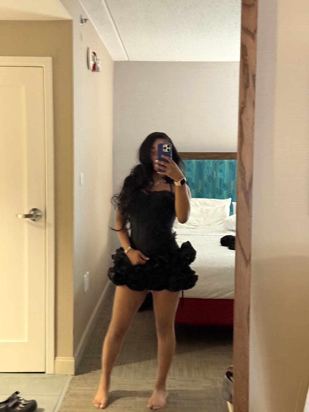 Customer photo review of Neveah Mini Dress