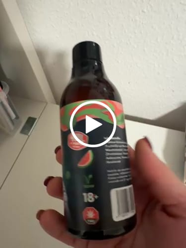 Customer video review of THC Sirup - Spacewater - 420mg