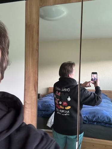 Customer photo review of Ohne sie und ihn - Kuschel Hoodies Bündel personalisierbar mit Namen