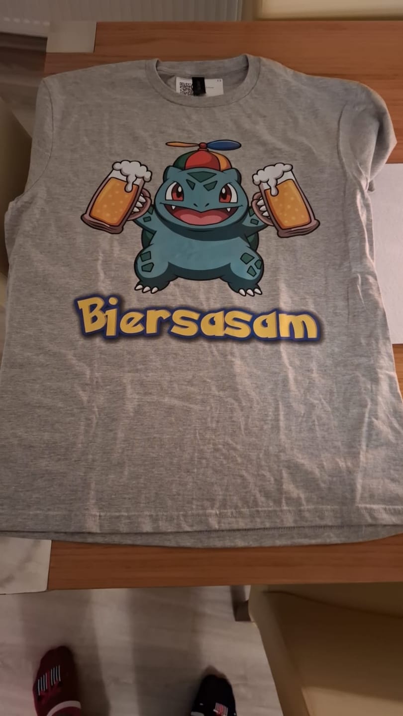 Customer photo review of Biersasam Neu T-Shirt Unisex