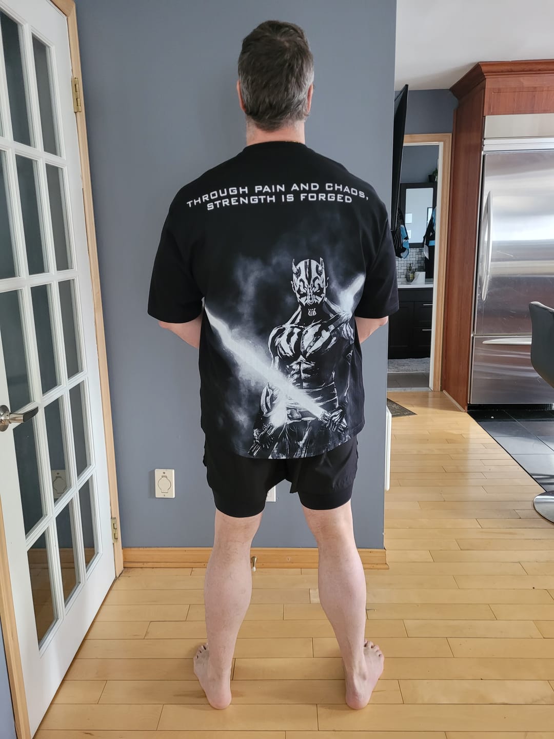 Customer photo review of STAY OBSESSED SHORTS