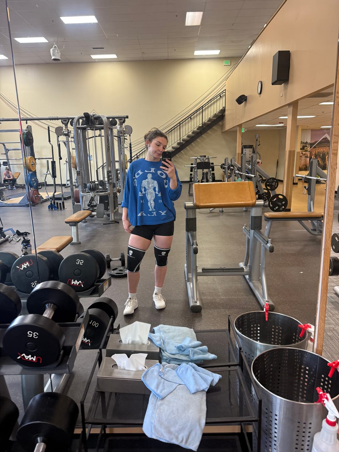 Customer photo review of 8047 - Gold's Gym Thermal Longsleeves