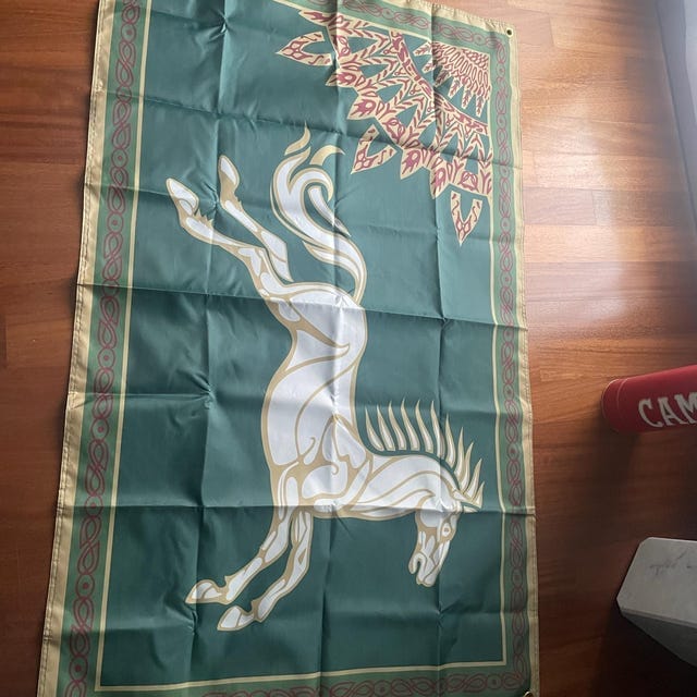 Customer photo review of LOTR Rohan Horse Flag