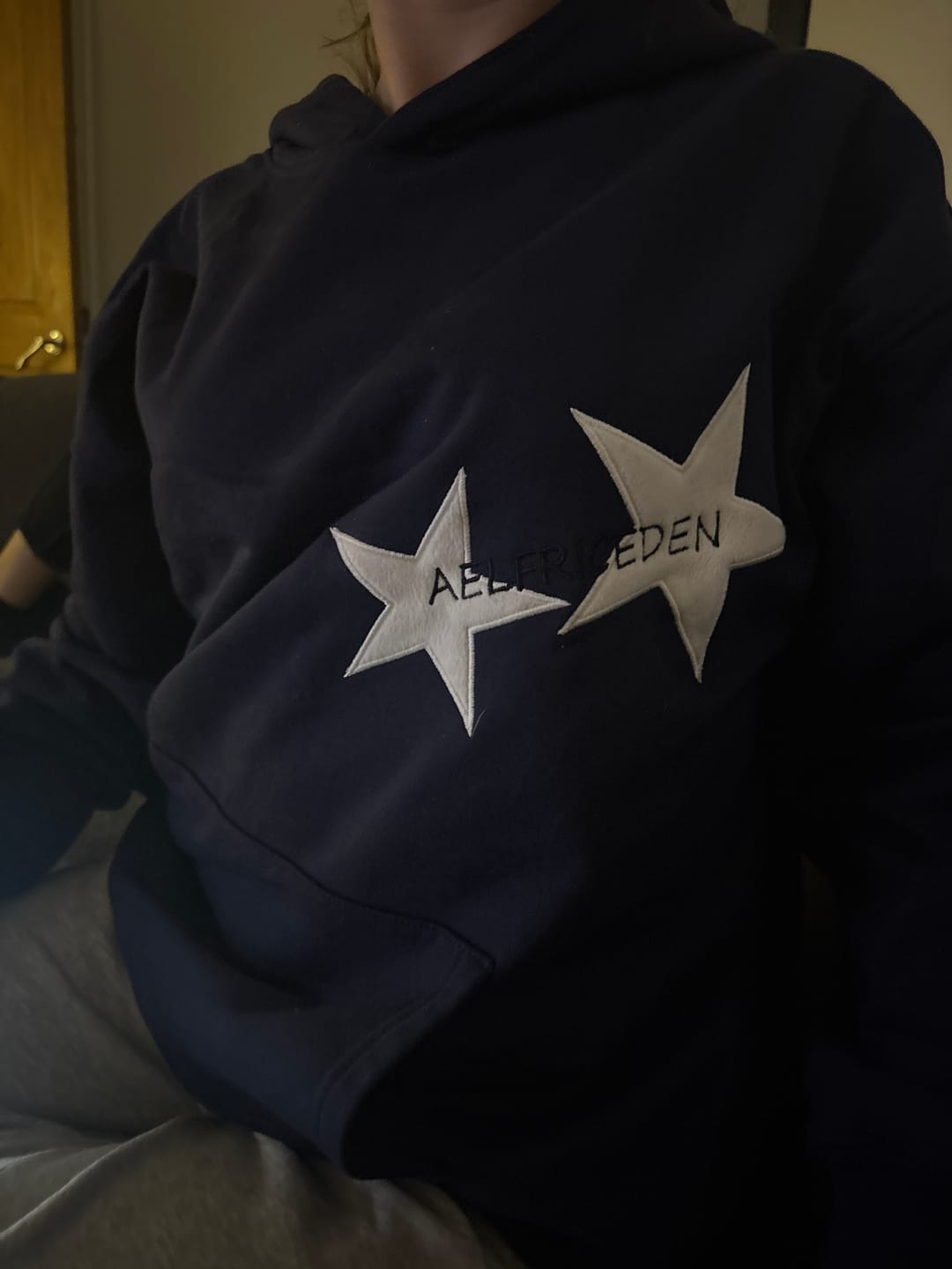 Customer photo review of Aelfric Eden Star Color Contrast Hoodie