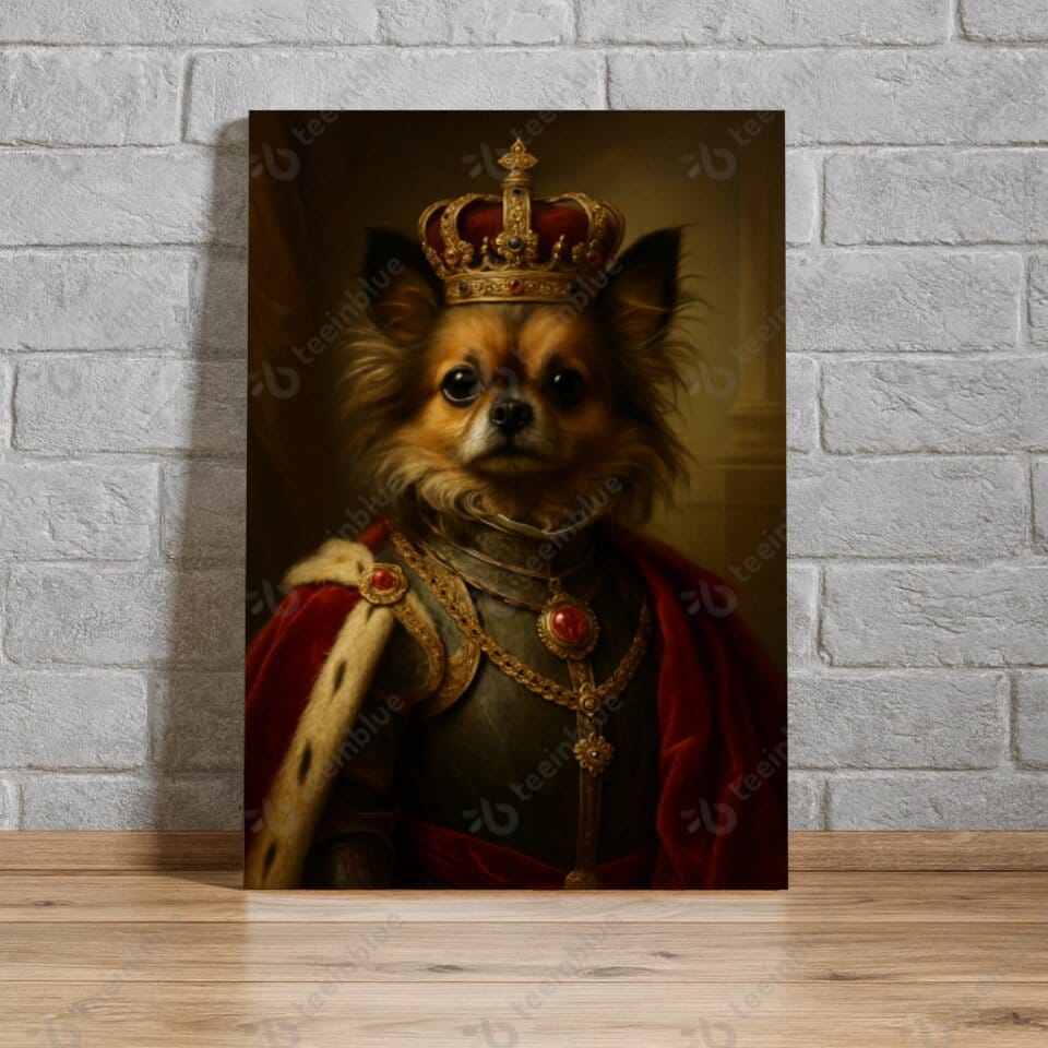 Customer photo review of Toile personnalisée - Portrait royal
