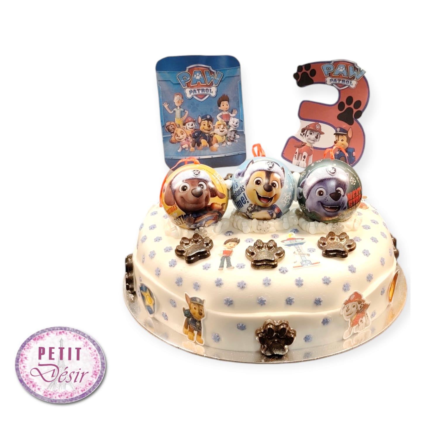 Customer photo review of Βρώσιμα σχέδια σετ Paw patrol 30 τεμ.