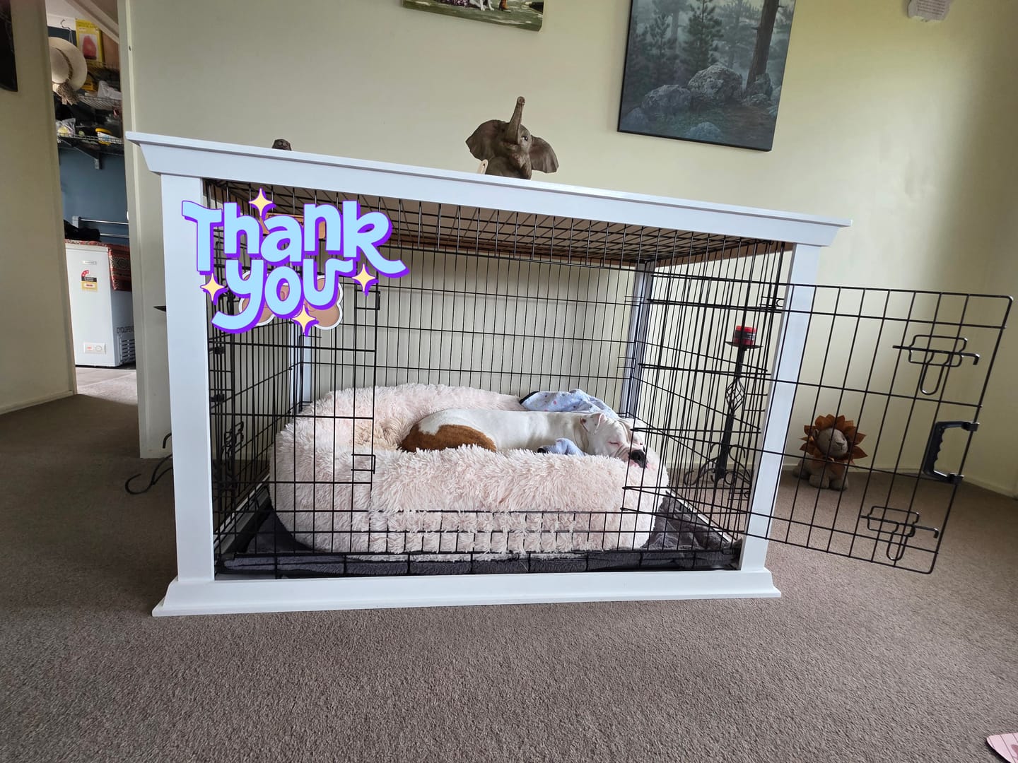 Customer photo review of Brooklyn® Deep Sleep Pet Bed