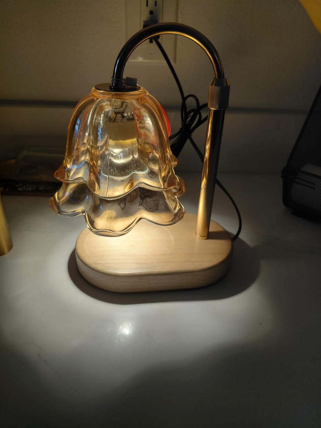 Customer photo review of Flower Candle Warmer