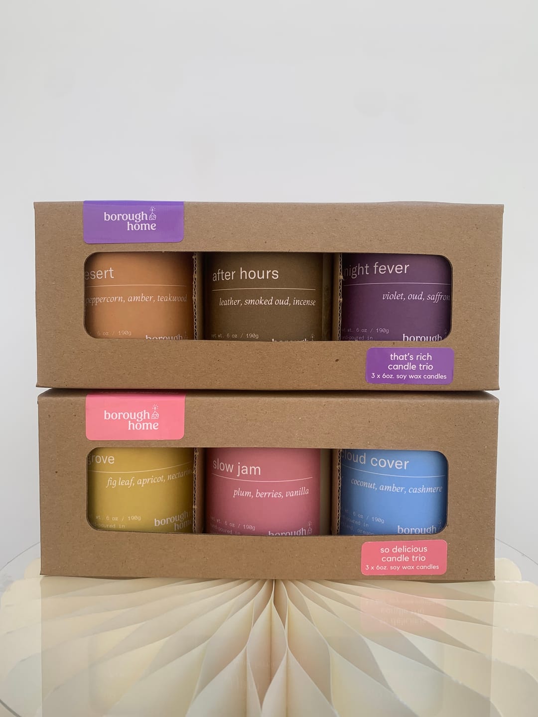 Customer photo review of 9 oz Straight Sided Glass Jar 3-Pack Retail Box™
