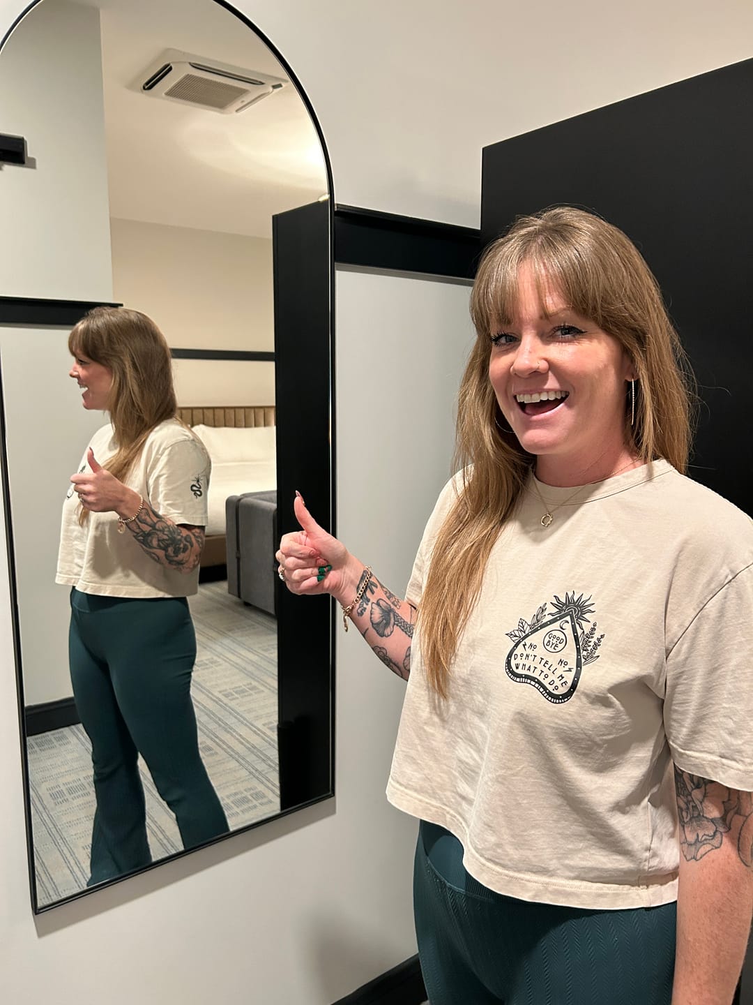 Customer photo review of Don't Tell Me What To Do T-Shirt