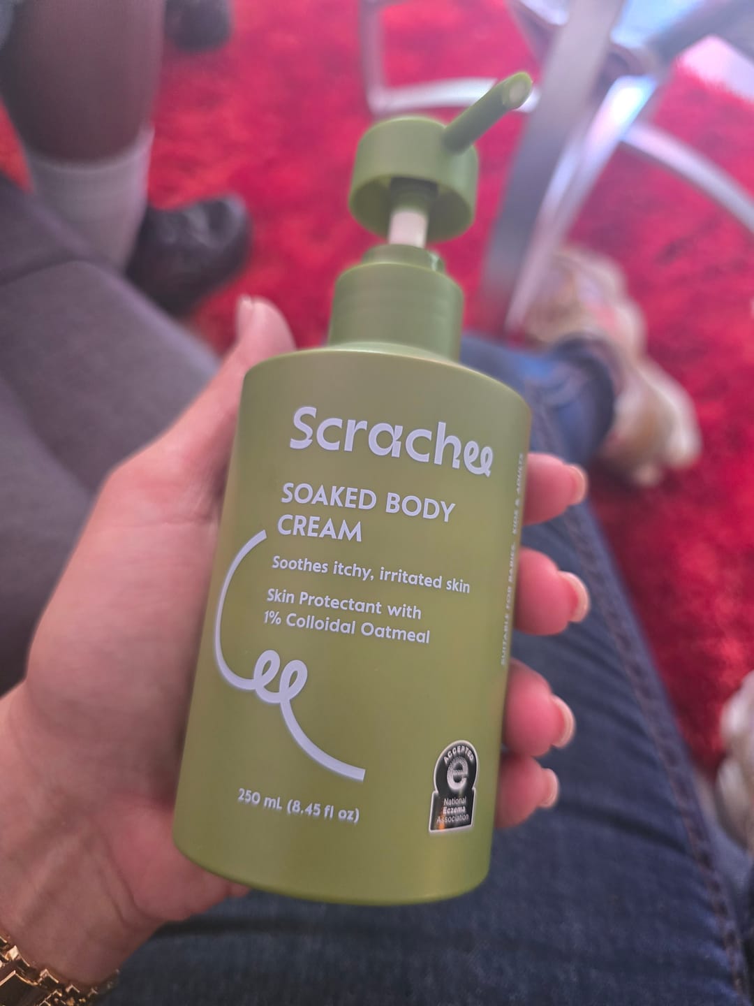 Customer photo review of Soaked Body Cream
