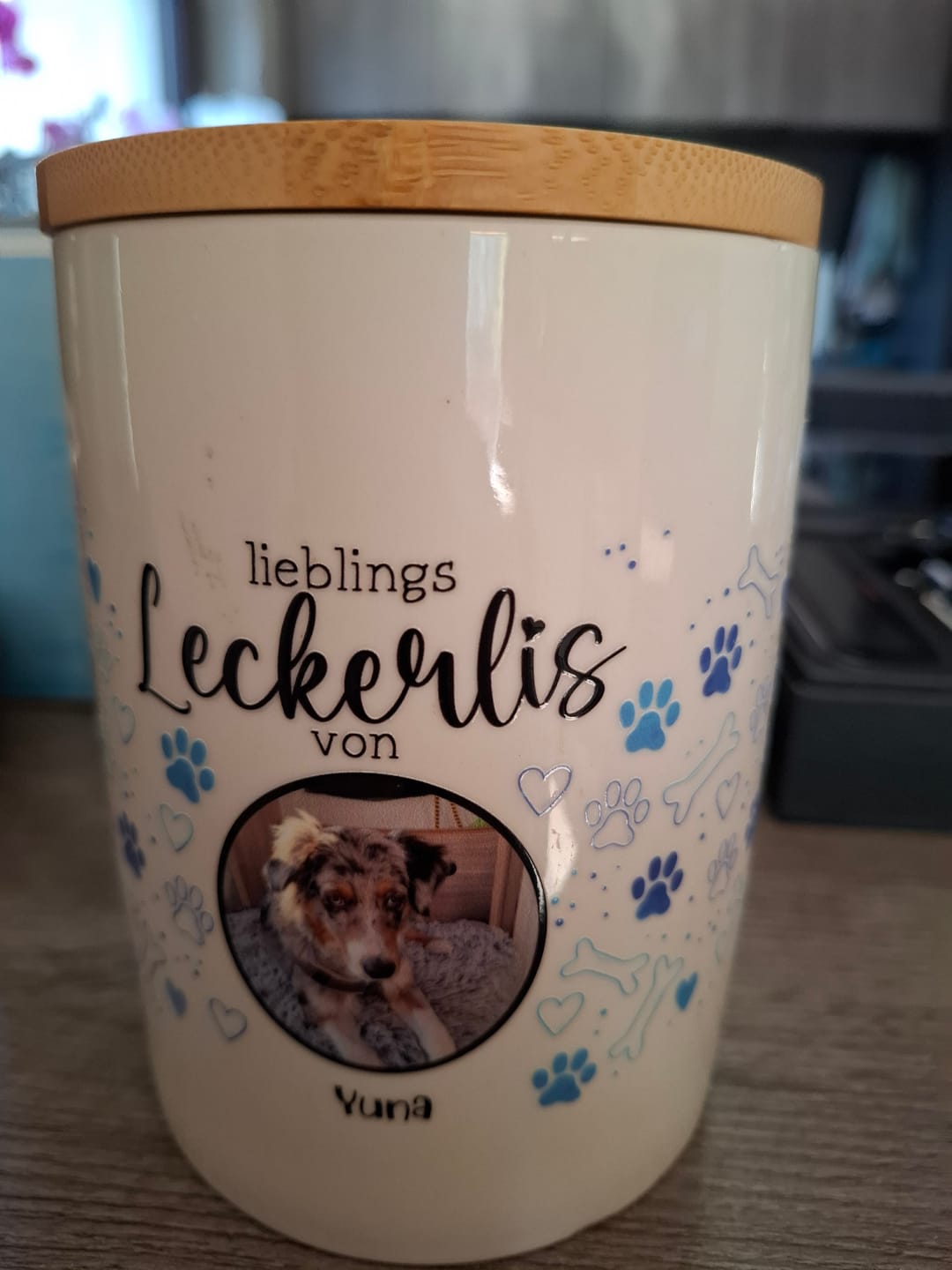 Customer photo review of Lieblings Leckerli - Individuelle Leckerlidose