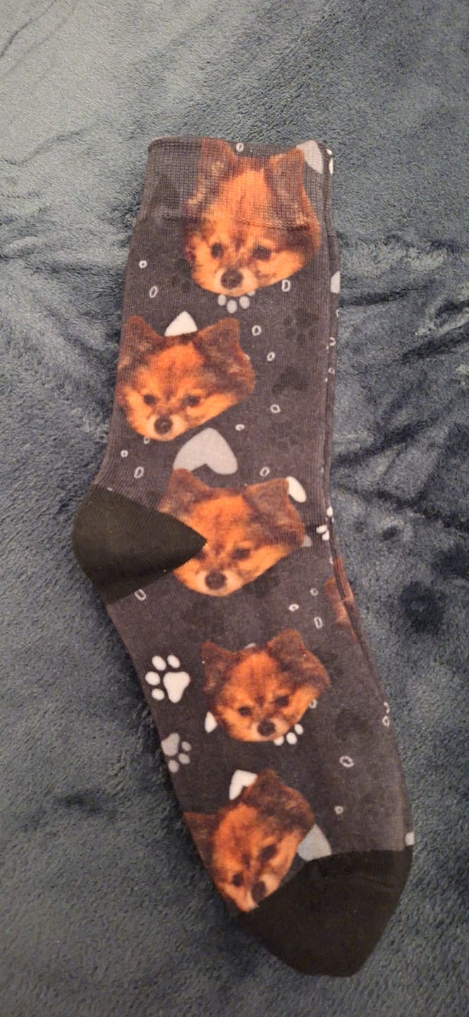 Customer photo review of Votre photo - Chaussettes personnalisées