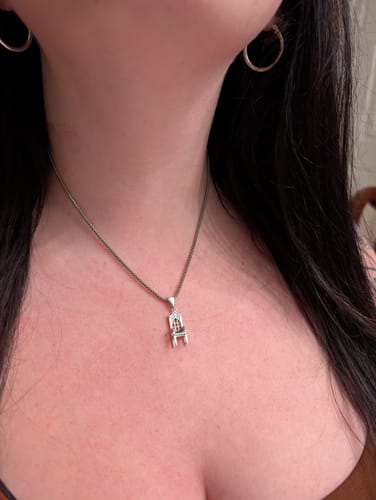 Customer photo review of Torture Chair Necklace
