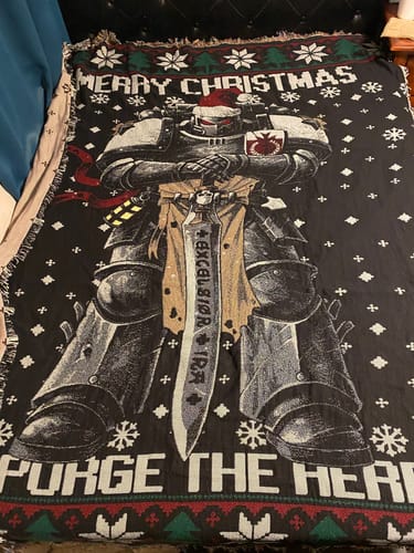 Customer photo review of The Chief (Woven Blanket)