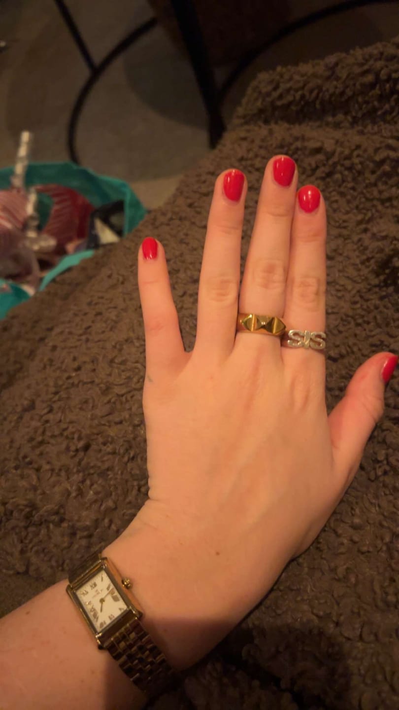 Customer photo review of Ru - Spike Ring Stainless Steel