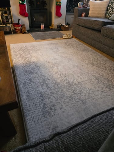 Customer photo review of The Mellow Mat® Designer Print | Light Grey (Soft Touch Sensory Tatami Rug)