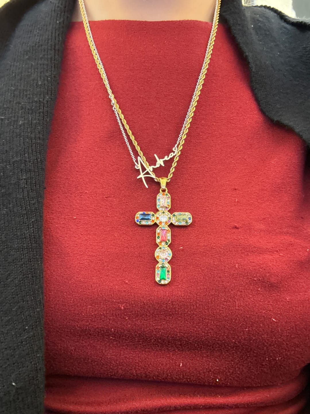 Customer photo review of Divina Necklace
