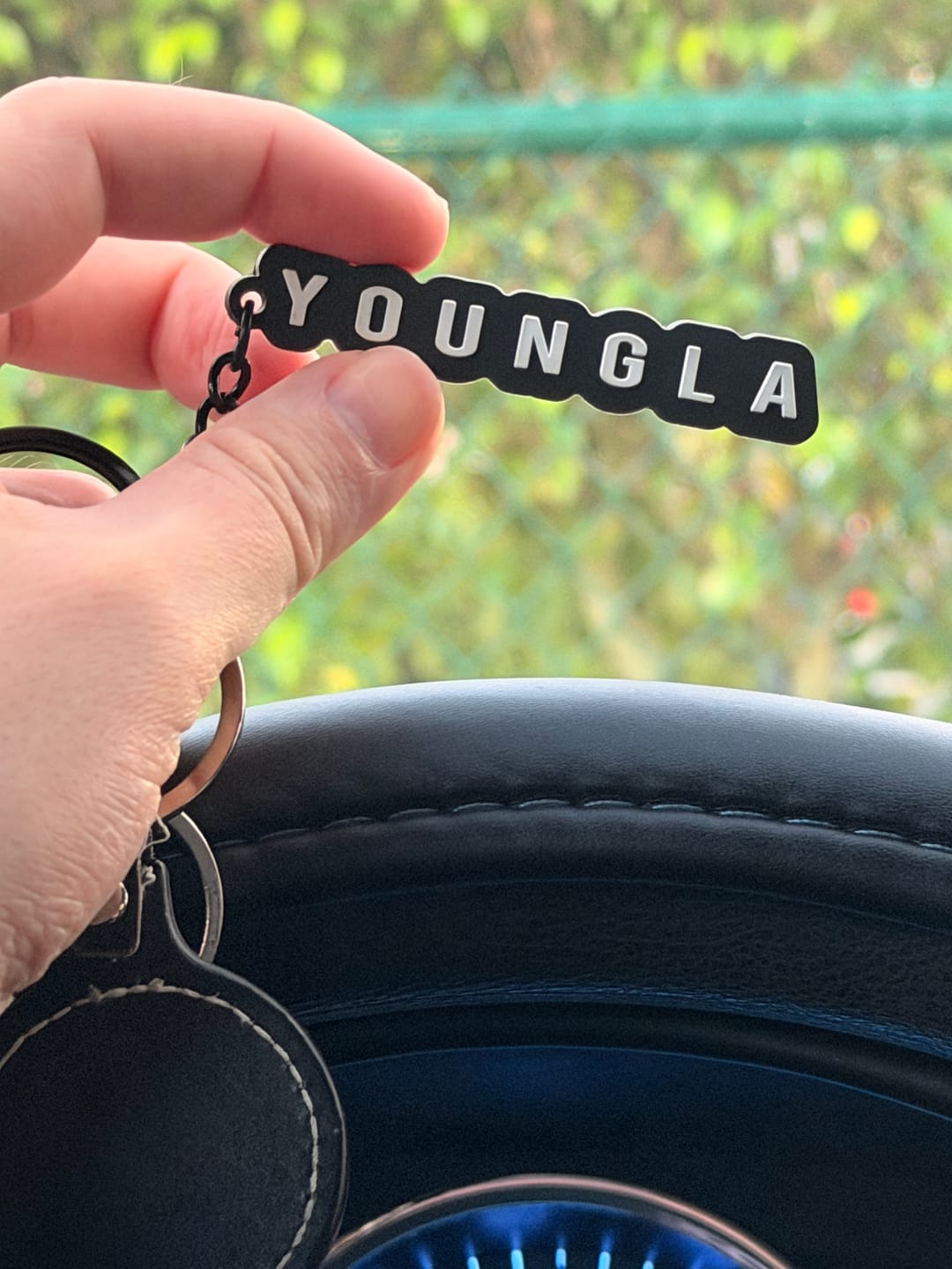 Customer photo review of 931 YoungLA Keychains