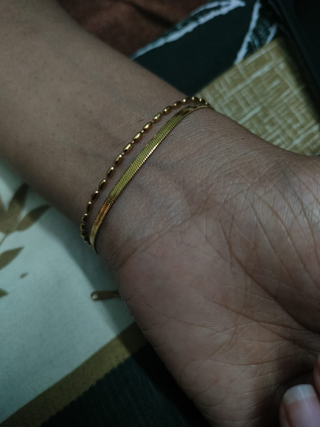 Customer photo review of Multi-layered Beaded Bracelet