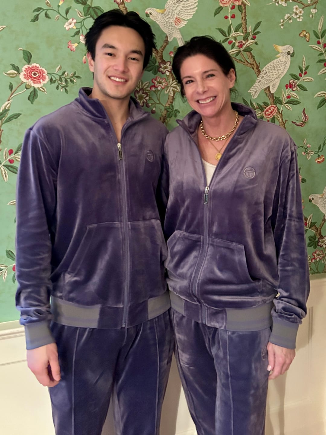 Customer photo review of Viaggioa Track Jacket- Heron