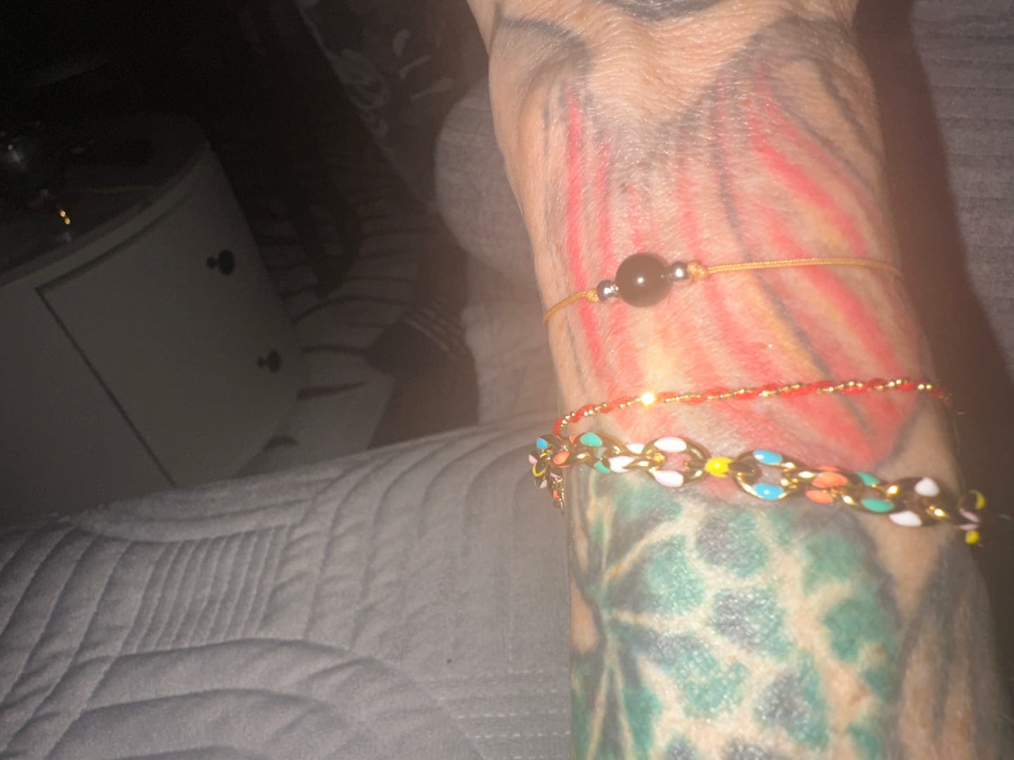 Customer photo review of Obsidian Armband - Naturband