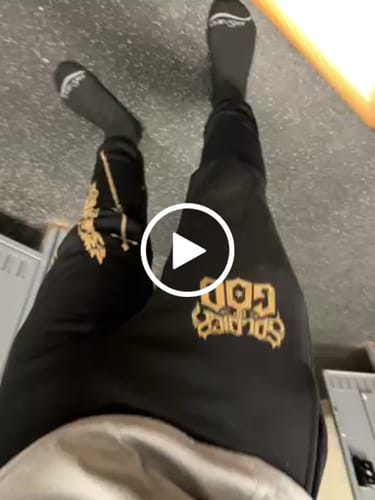 Customer video review of Archangel Michael Joggers