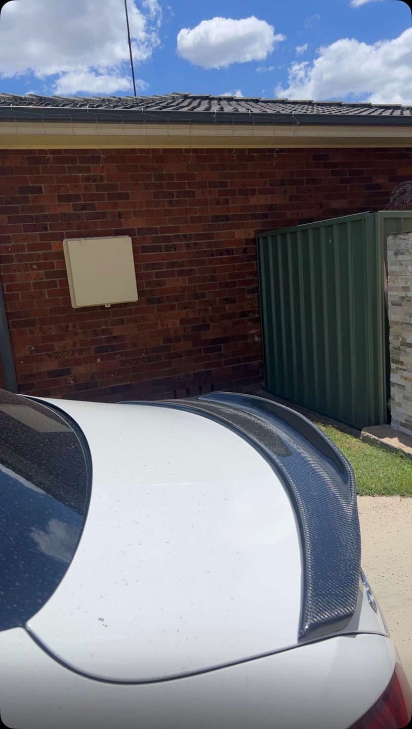 Customer photo review of Carbon Fibre Rear Bumper Spoiler for MERCEDES-BENZ  C CLASS【W205 SEDAN】【4D-PSM Style】