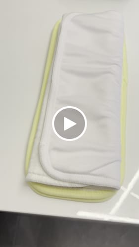 Customer video review of Renew Premium Bamboo Cotton Trifold Cloth Diaper Insert